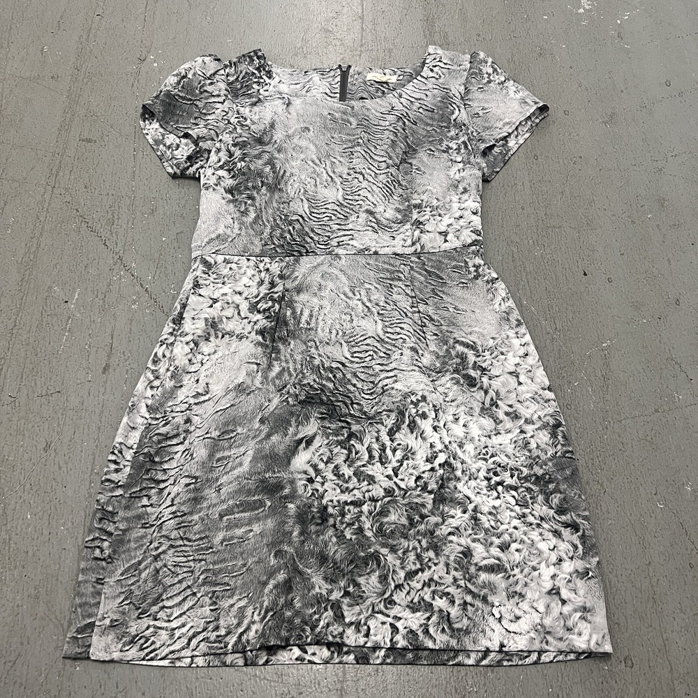 Silence + Noise Women's Metallic Animal Print Dress Size 4 Party Date Night Club